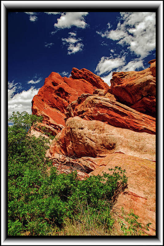 Colorado Poster featuring the photograph Colorado Red Rocks #1 by Richard Risely