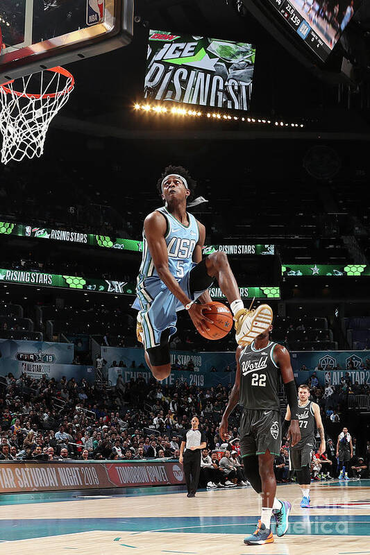 De'aaron Fox Poster featuring the photograph De'aaron Fox #1 by Nathaniel S. Butler