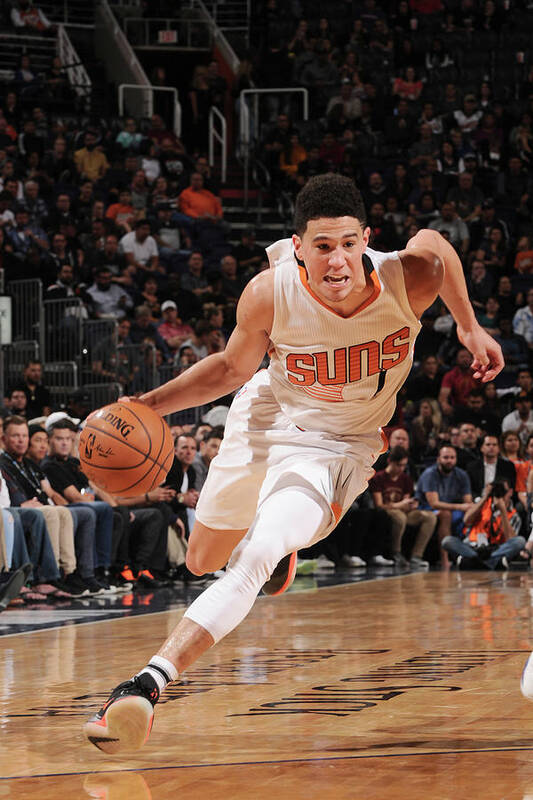 Devin Booker Poster featuring the photograph Devin Booker #1 by Michael Gonzales