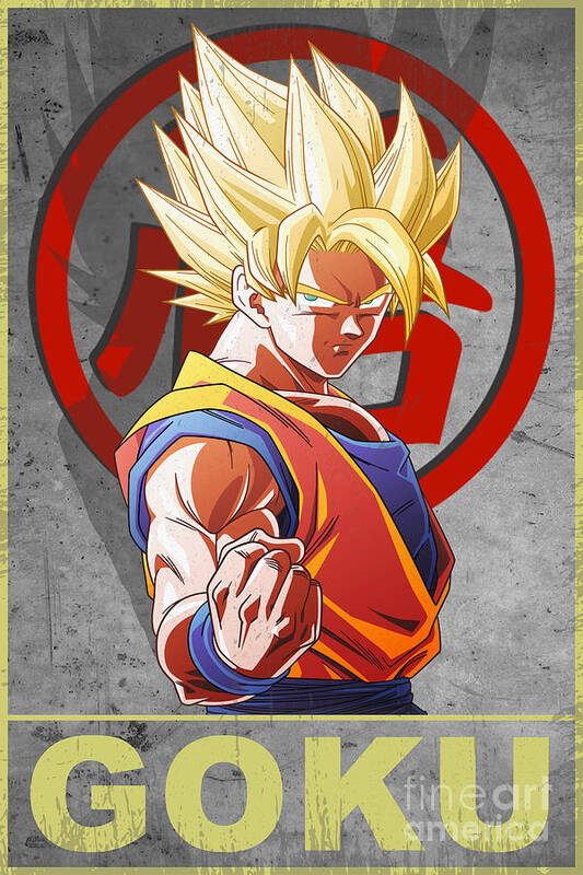 Dragon Ball Z - SS Goku - Poster