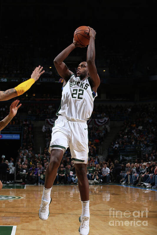 Khris Middleton Poster featuring the photograph Khris Middleton #1 by Gary Dineen