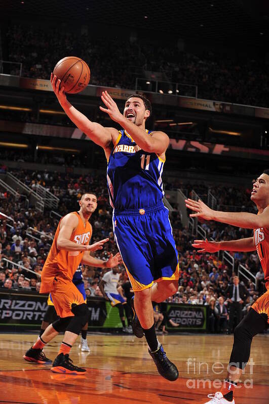 Klay Thompson Poster featuring the photograph Klay Thompson #1 by Barry Gossage