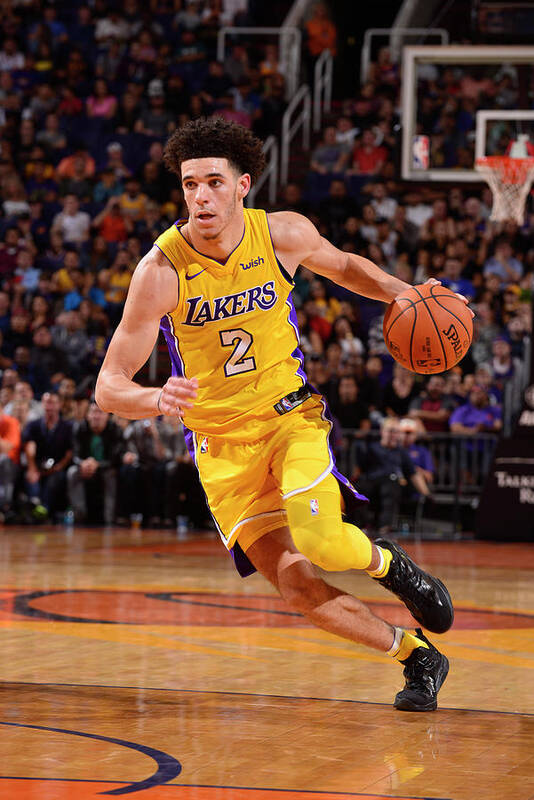 Lonzo Ball Poster featuring the photograph Lonzo Ball #1 by Barry Gossage
