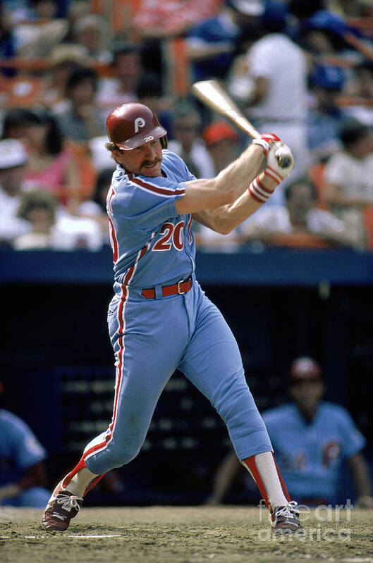 Mike Schmidt Poster featuring the photograph Mike York #1 by Mlb Photos
