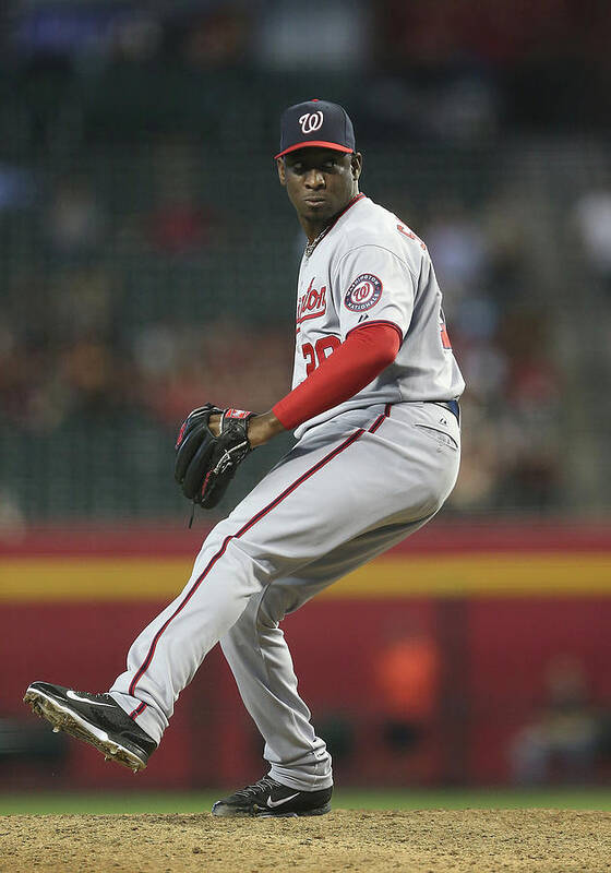 Relief Pitcher Poster featuring the photograph Rafael Soriano by Christian Petersen