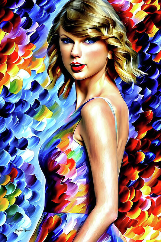 Taylor Swift #1 Poster by Stephen Younts - Pixels