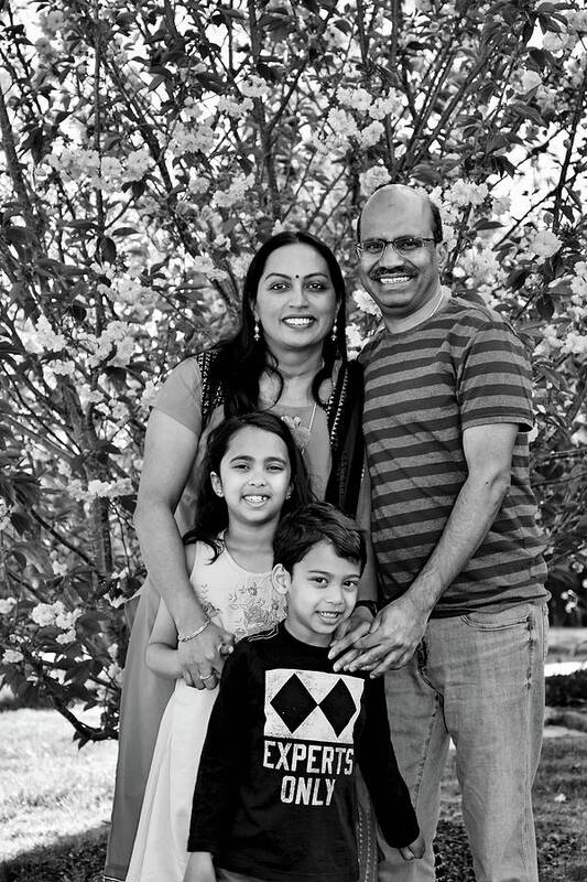 Family Poster featuring the photograph The Dundamadappa Family #1 by Monika Salvan