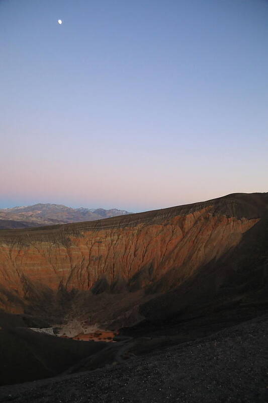 California Poster featuring the photograph Ubehebe Crater #1 by Jonathan Babon