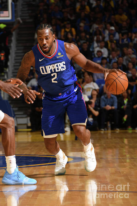 Kawhi Leonard Poster featuring the photograph Kawhi Leonard #10 by Andrew D. Bernstein