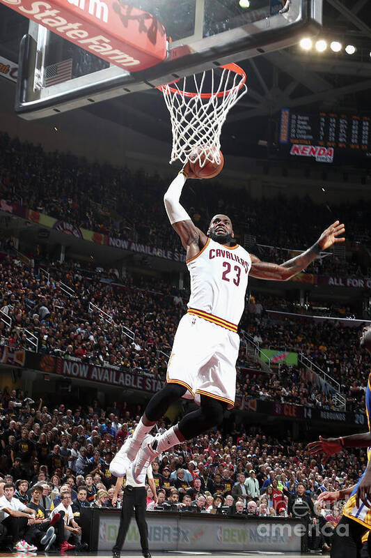 Lebron James Poster featuring the photograph Lebron James #106 by Nathaniel S. Butler