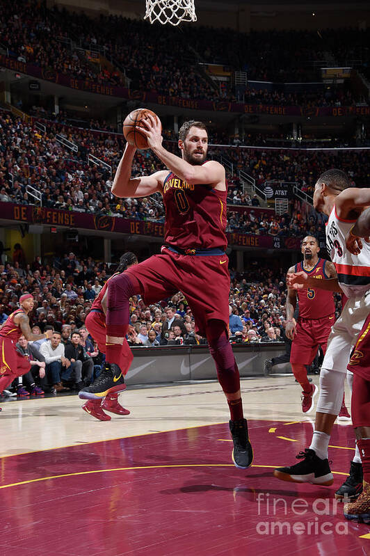 Kevin Love Poster featuring the photograph Kevin Love #11 by David Liam Kyle