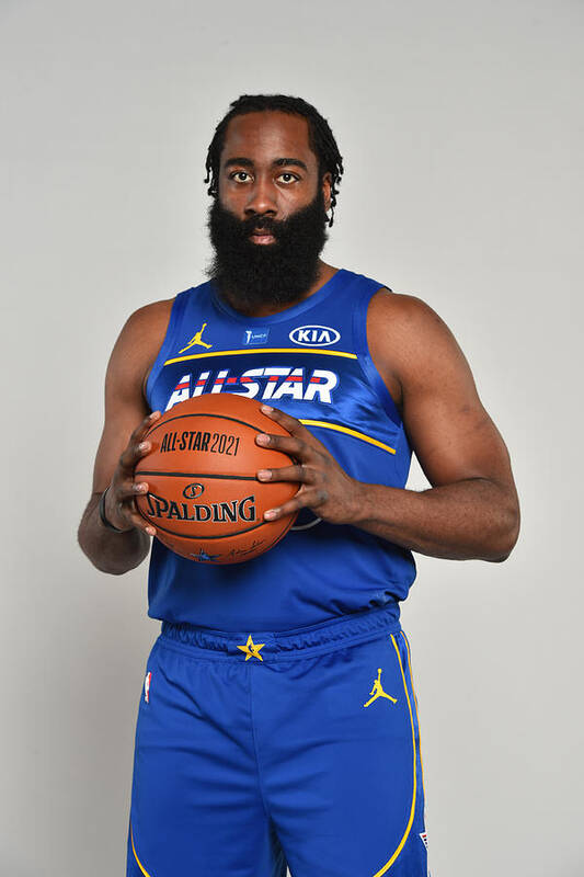 James Harden Poster featuring the photograph James Harden #12 by Jesse D. Garrabrant