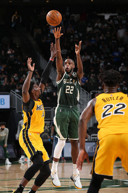 Khris Middleton Poster featuring the photograph Khris Middleton #12 by Gary Dineen