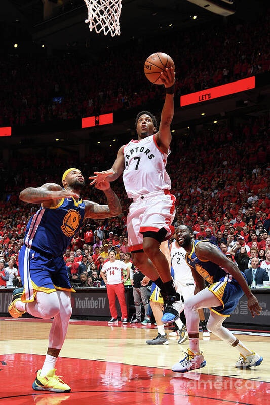 Kyle Lowry Poster featuring the photograph Kyle Lowry #12 by Andrew D. Bernstein