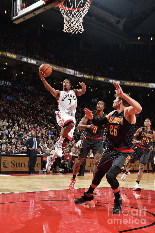 Kyle Lowry Poster featuring the photograph Kyle Lowry #12 by Ron Turenne