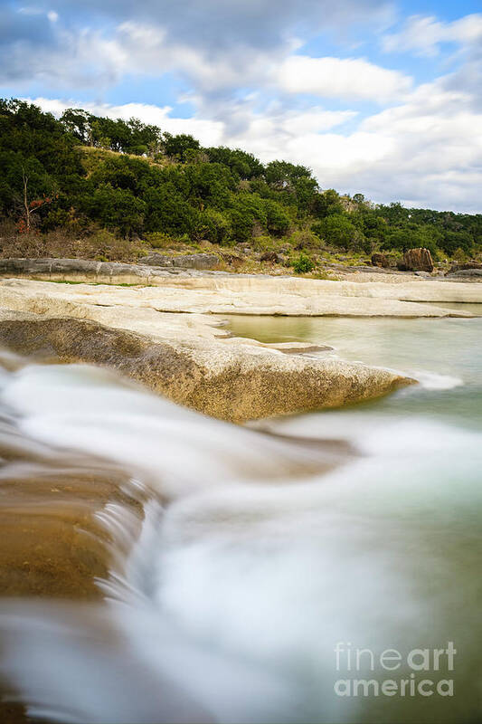 Johnson City Poster featuring the photograph Pedernales Falls #12 by Raul Rodriguez