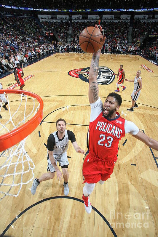 Anthony Davis Poster featuring the photograph Anthony Davis #13 by Layne Murdoch Jr.