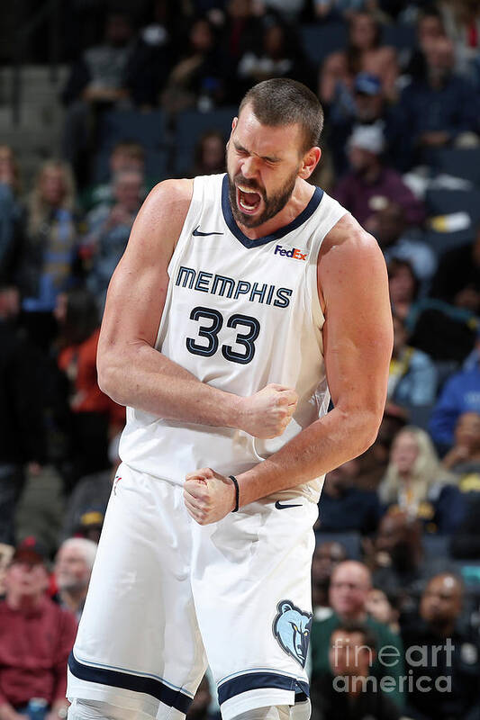 Marc Gasol Poster featuring the photograph Marc Gasol #13 by Joe Murphy
