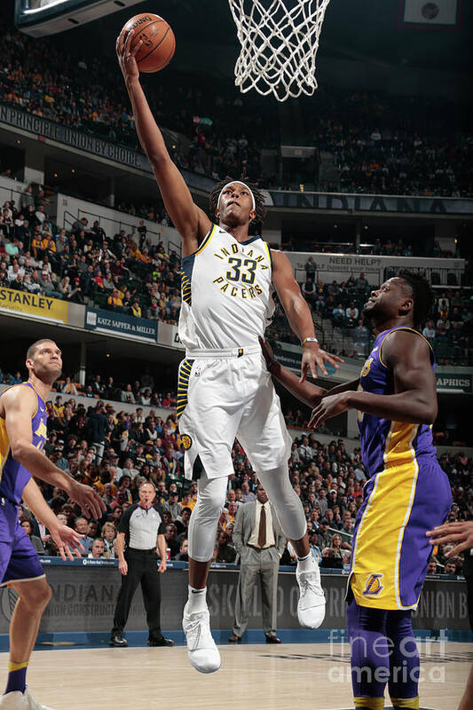 Myles Turner Poster featuring the photograph Myles Turner #16 by Ron Hoskins