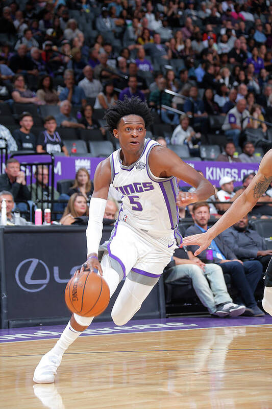 De'aaron Fox Poster featuring the photograph De'aaron Fox #19 by Rocky Widner