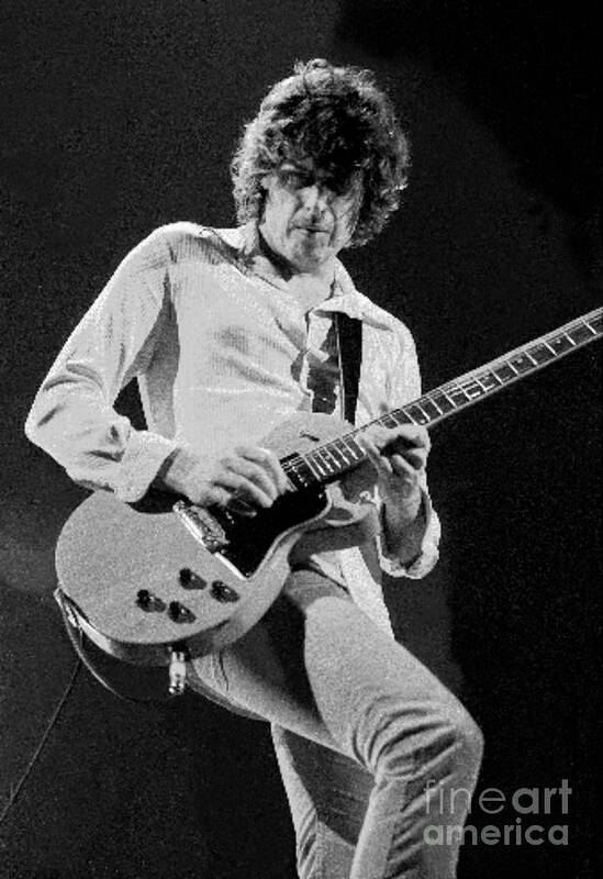 Guitarist And Songwriter Dean Deleo Is Shown Performing On Stage During A Live Concert Appearance With The Stone Temple Pilots. Poster featuring the photograph Dean DeLeo - Stone Temple Pilots #3 by Concert Photos