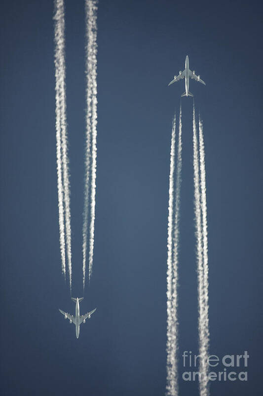 Condensation Poster featuring the photograph Flight #2 by Greg Bajor
