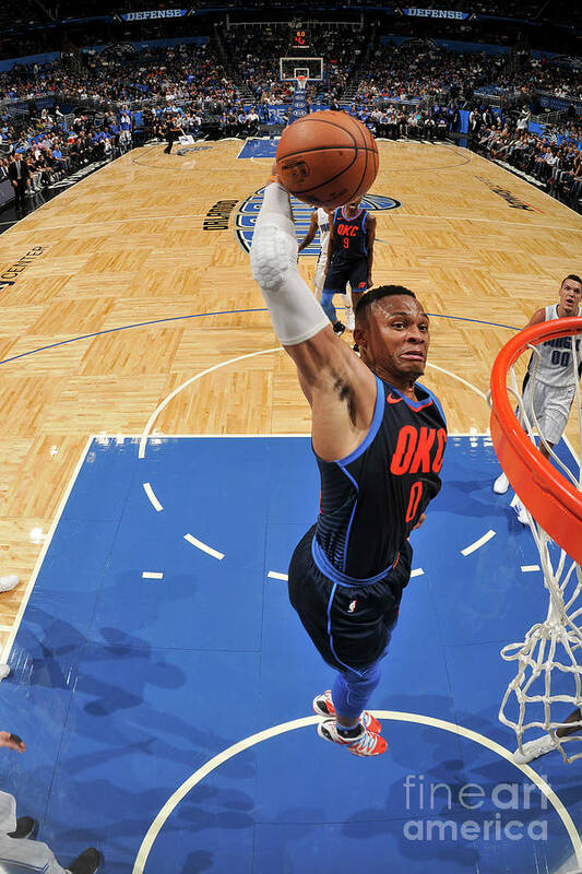 Russell Westbrook Poster featuring the photograph Russell Westbrook #2 by Fernando Medina