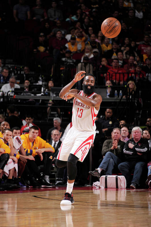 James Harden Poster featuring the photograph James Harden #25 by Bill Baptist