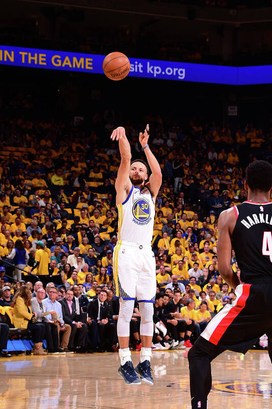 Stephen Curry Poster featuring the photograph Stephen Curry #32 by Noah Graham