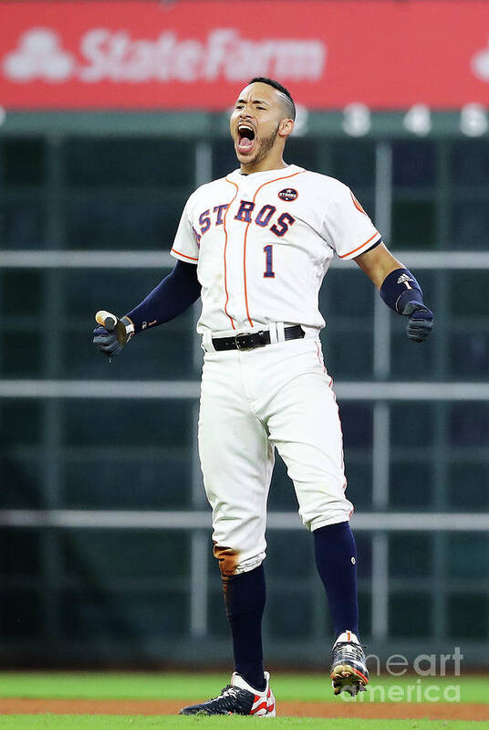 Game Two Poster featuring the photograph Carlos Correa #4 by Elsa
