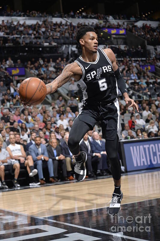 Dejounte Murray Poster featuring the photograph Dejounte Murray #4 by Mark Sobhani