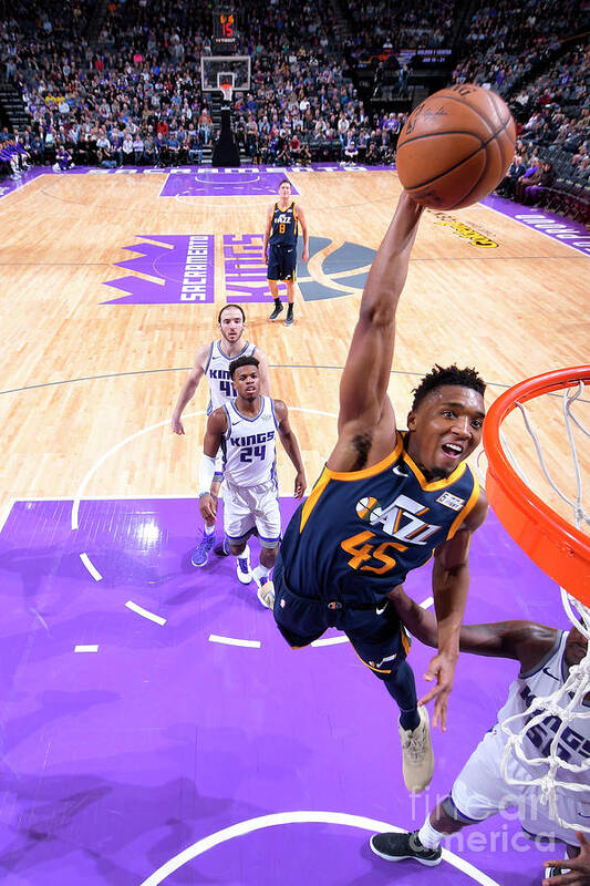 Donovan Mitchell Poster featuring the photograph Donovan Mitchell #4 by Rocky Widner