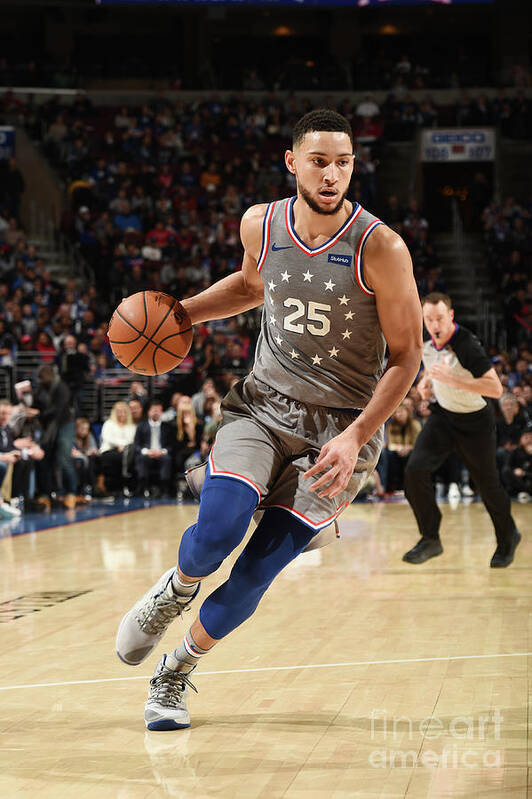 Ben Simmons Poster featuring the photograph Ben Simmons #5 by David Dow