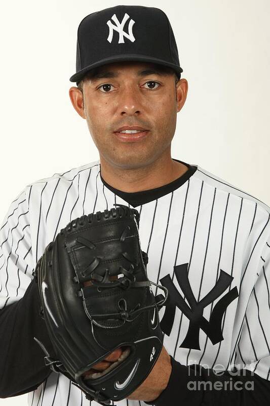 Media Day Poster featuring the photograph Mariano Rivera #5 by Nick Laham