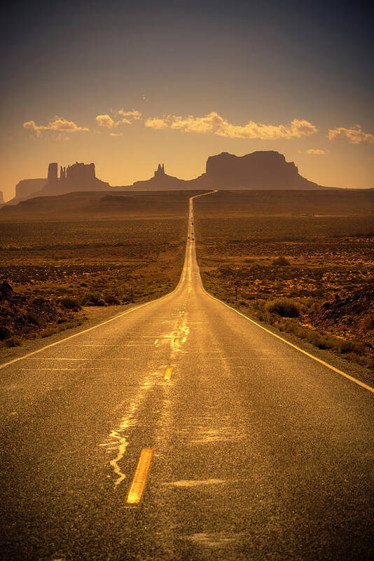 163 Poster featuring the photograph Monument Valley Highway #5 by Alan Copson