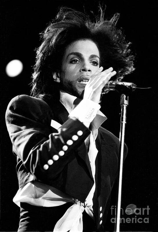 Singer Poster featuring the photograph Prince #5 by Concert Photos