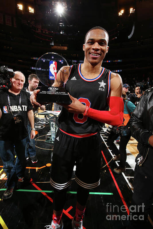 Russell Westbrook Poster featuring the photograph Russell Westbrook by Nathaniel S. Butler