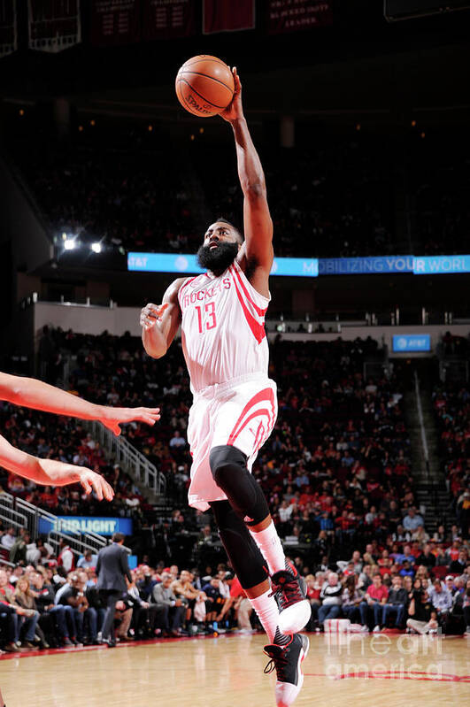James Harden Poster featuring the photograph James Harden by Bill Baptist