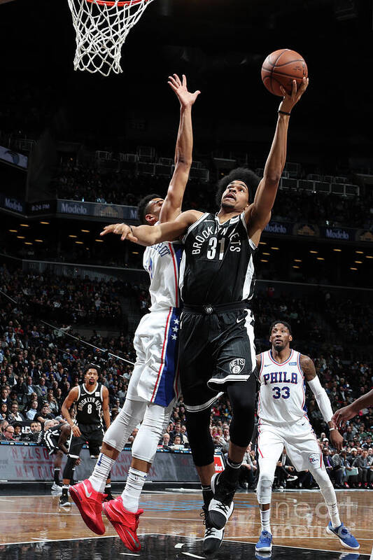 Jarrett Allen Poster featuring the photograph Jarrett Allen #6 by Nathaniel S. Butler