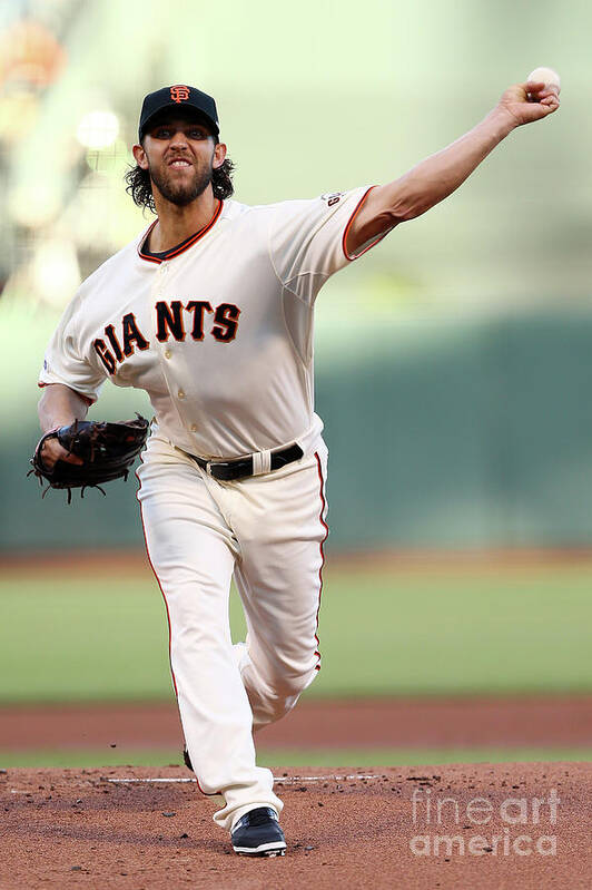 San Francisco Poster featuring the photograph Madison Bumgarner #6 by Elsa