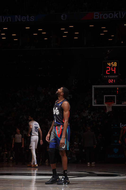 Nba Pro Basketball Poster featuring the photograph Orlando Magic v Brooklyn Nets #6 by Nathaniel S. Butler