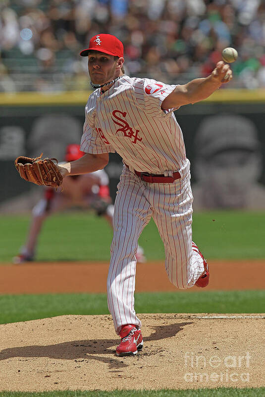 American League Baseball Poster featuring the photograph Chris Sale #7 by Jonathan Daniel