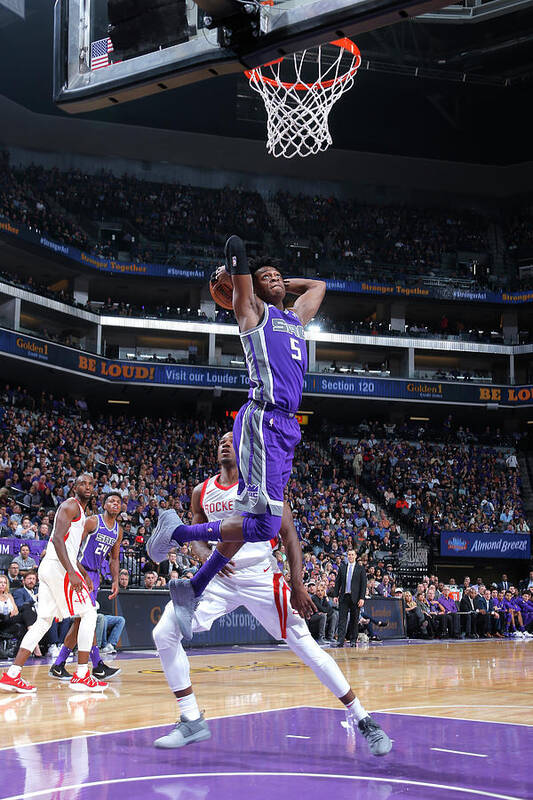 De'aaron Fox Poster featuring the photograph De'aaron Fox #8 by Rocky Widner