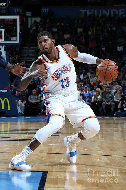 Paul George Poster featuring the photograph Paul George #8 by Layne Murdoch