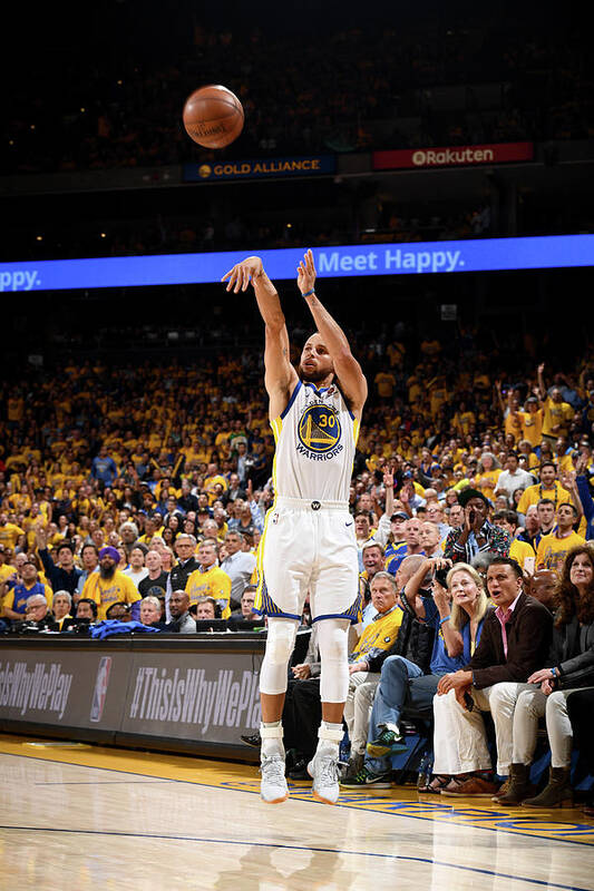 Stephen Curry Poster featuring the photograph Stephen Curry #8 by Garrett Ellwood