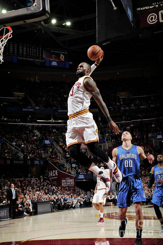 Lebron James Poster featuring the photograph Lebron James #80 by David Liam Kyle