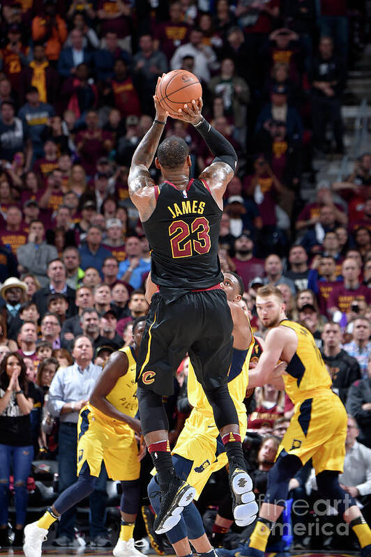 Lebron James Poster featuring the photograph Lebron James #81 by David Liam Kyle