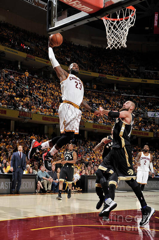Lebron James Poster featuring the photograph Lebron James #83 by David Liam Kyle