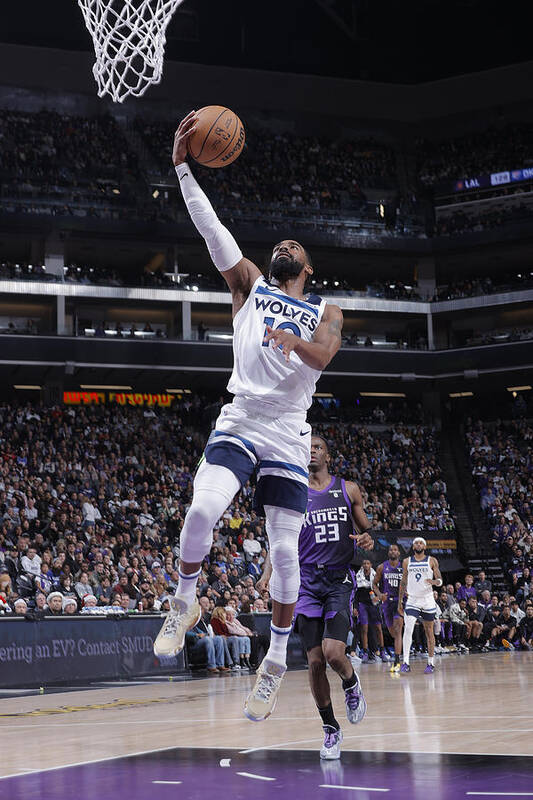 Nba Pro Basketball Poster featuring the photograph Minnesota Timberwolves v Sacramento Kings #9 by Rocky Widner