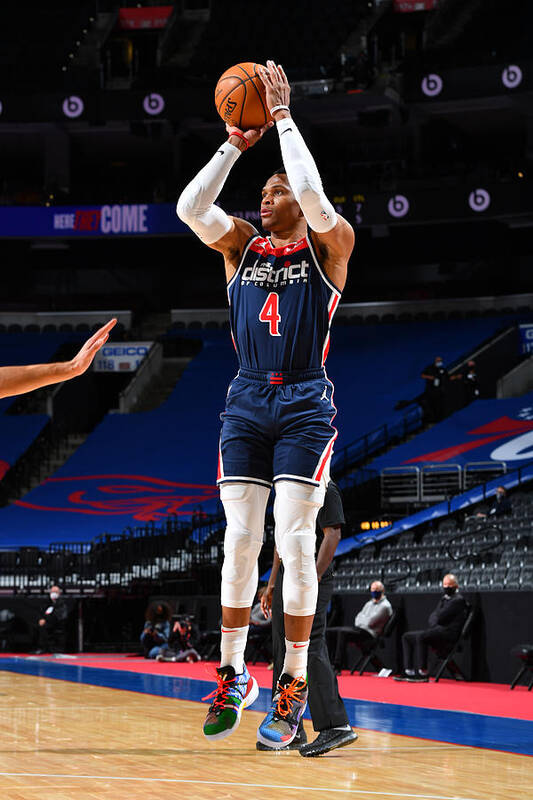 Russell Westbrook Poster featuring the photograph Russell Westbrook #9 by Jesse D. Garrabrant